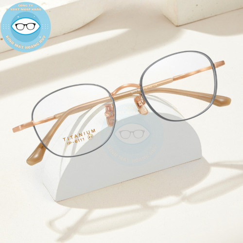 Gọng kính kim loại mã 6111